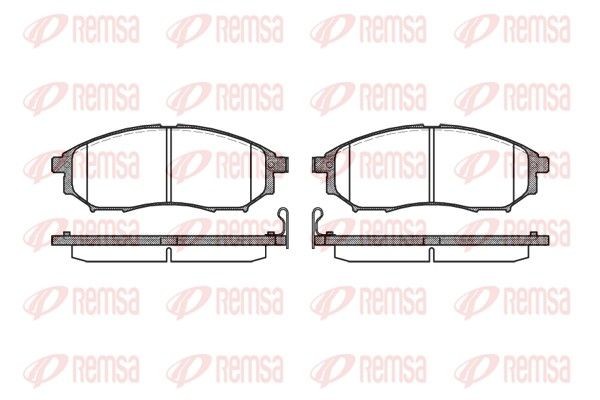 REMSA Brake pad set Article number: 0852.14 cheaply