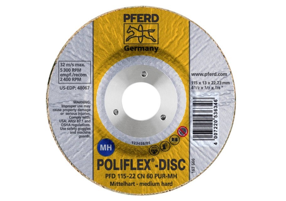 PFERD Slibeskive, vinkelsliber Poliflex Varenummer: 41130106 billige