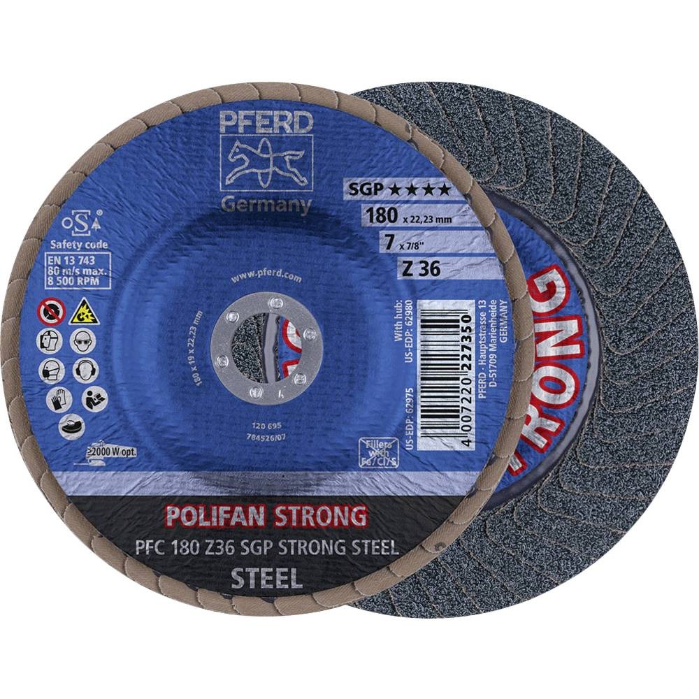 PFERD Slibeskive, vinkelsliber POLIFAN STRONG PFC, SGP STEEL Varenummer: 67788080 billige