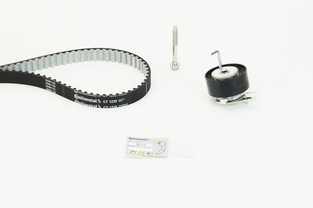 CONTITECH Timing belt kit Article number: CT1239K2 cheaply