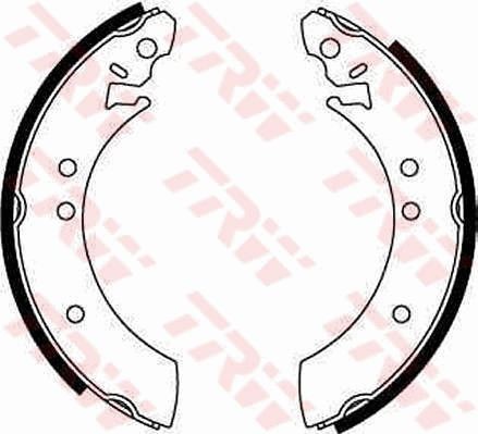 TRW Brake Shoe Set Article number: GS6086 cheaply