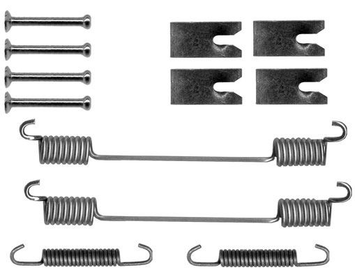 TRW SFK371 Accessory Kit, brake shoes DUCATO 2.8 JTD 4x4 128 PS Diesel 2002