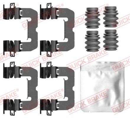 QUICK BRAKE 109-0188 Lisakomplekt, ketaspiduriklotsid COUNTRYMAN 1.5 C 170 HP Bensiin/elekter