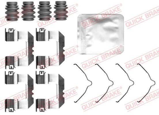 QUICK BRAKE Accessory Kit, disc brake pads Article number: 109-0191 cheaply