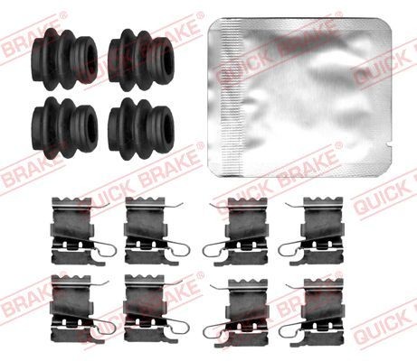 QUICK BRAKE 109-0192 Lisakomplekt, ketaspiduriklotsid ECLIPSE 1.5 T-Mivec 4WD 163 HP Bensiin