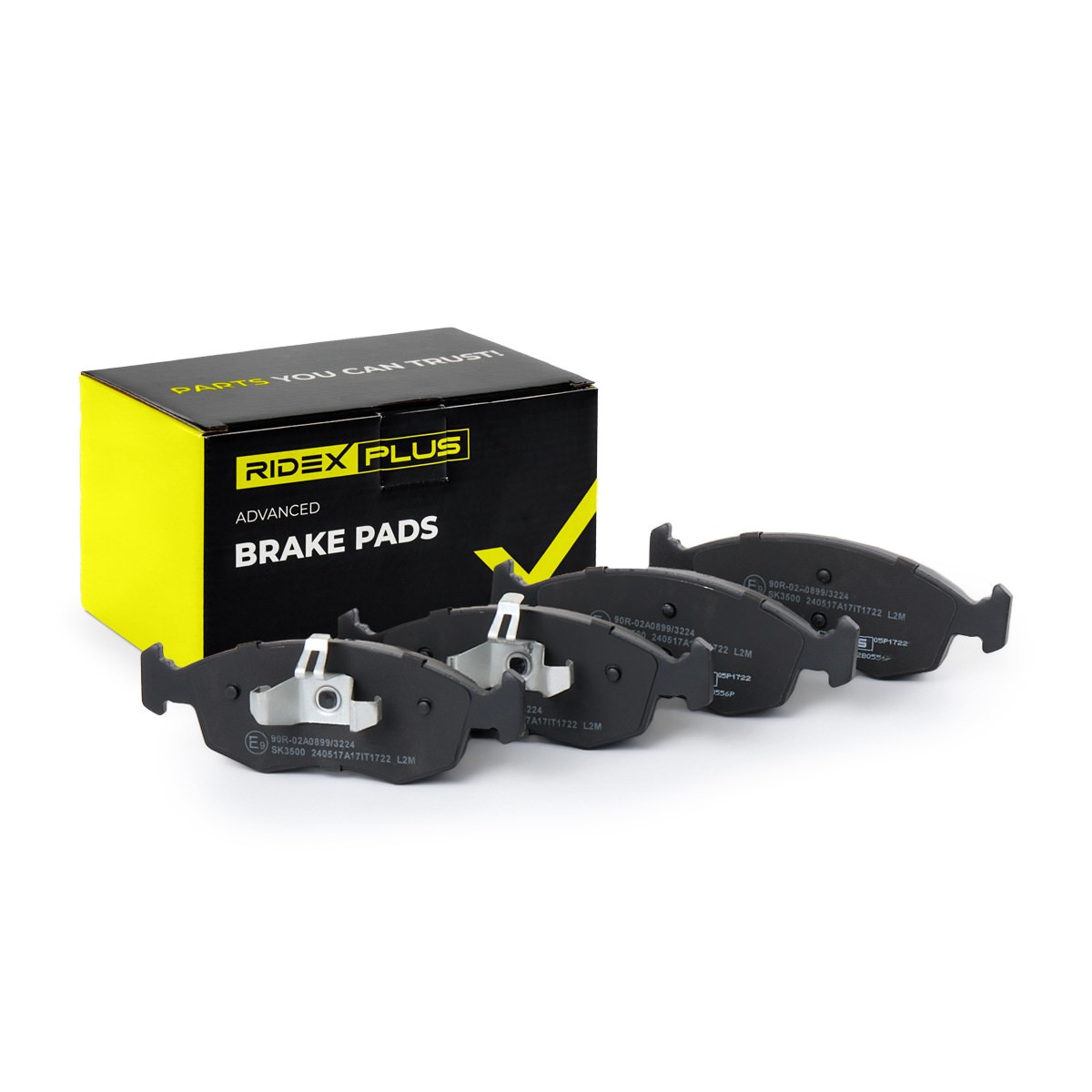 RIDEX PLUS Brake pad set Article number: 402B0556P cheaply