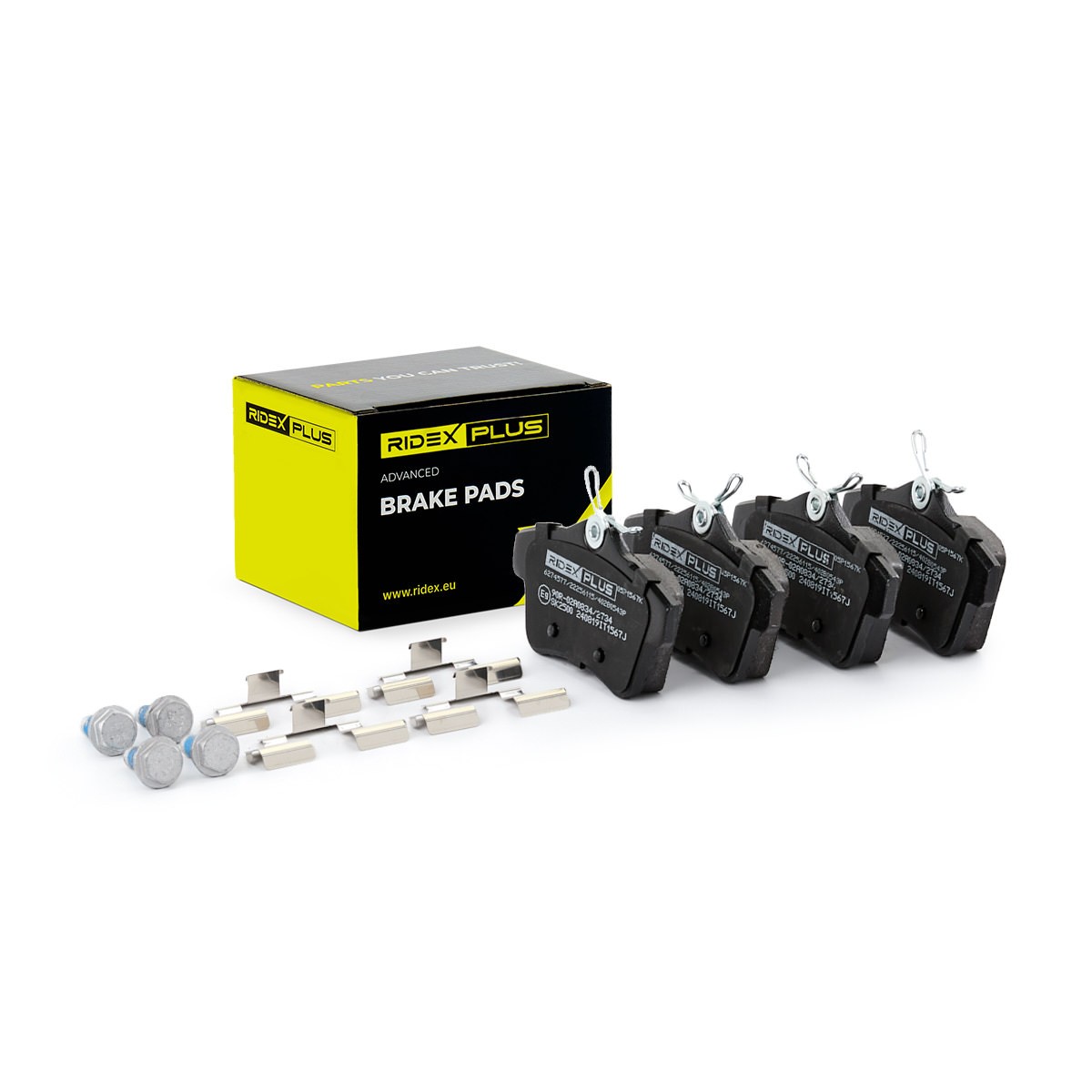 RIDEX PLUS Brake pad set Article number: 402B0543P cheaply