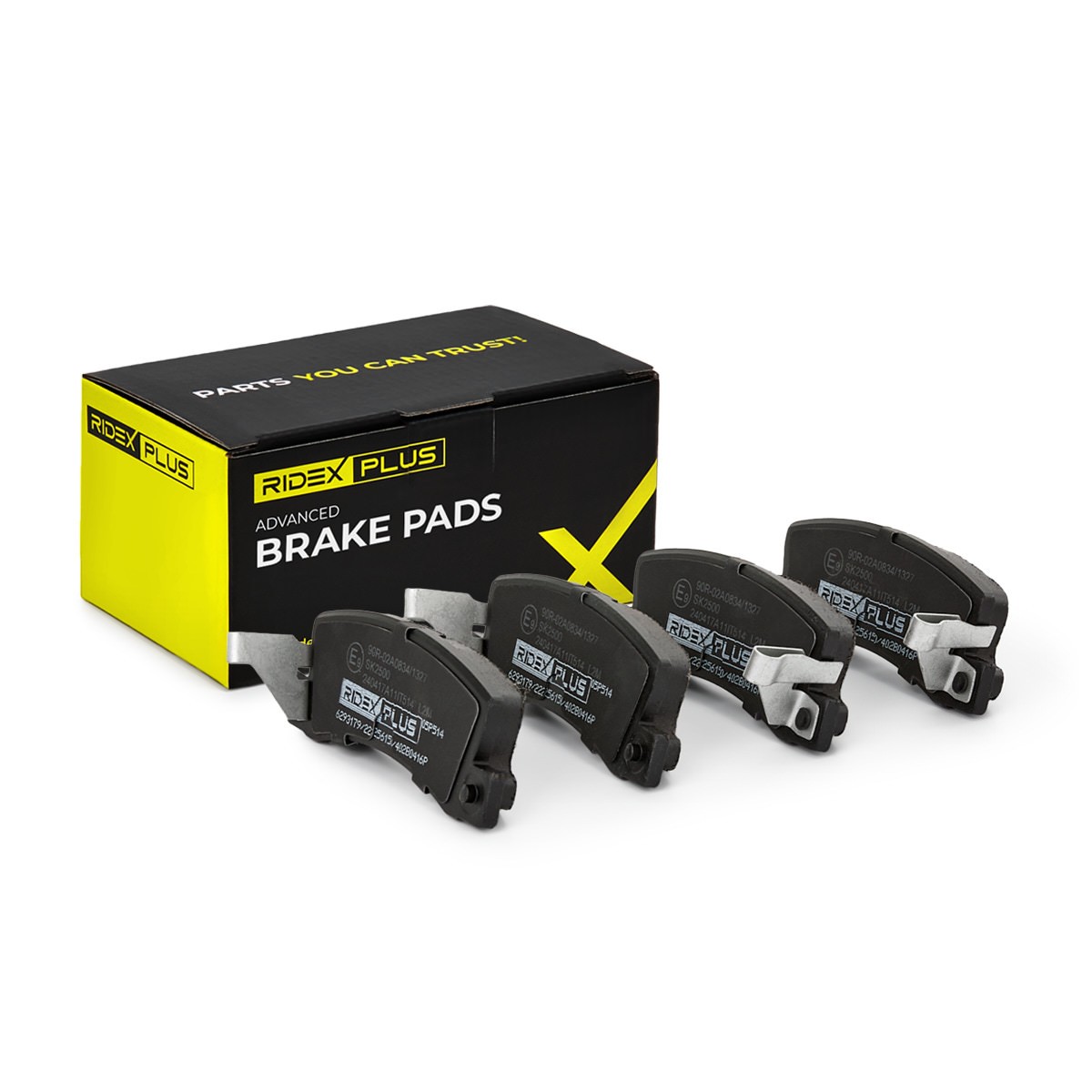 RIDEX PLUS Brake pad set Article number: 402B0416P cheaply