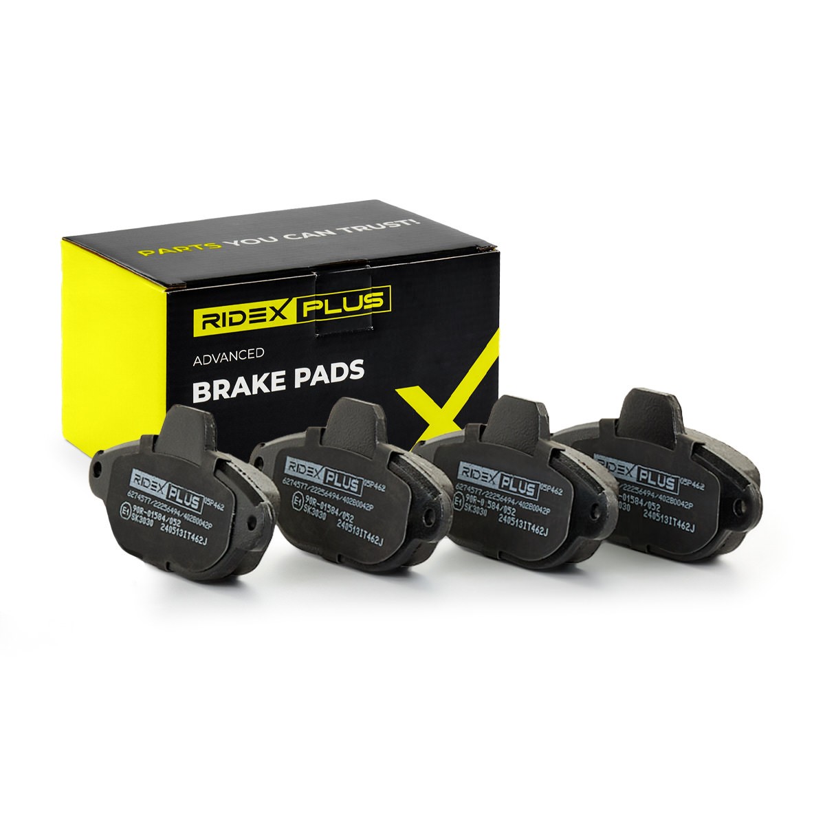 RIDEX PLUS Bremseklodser Varenummer: 402B0042P billige