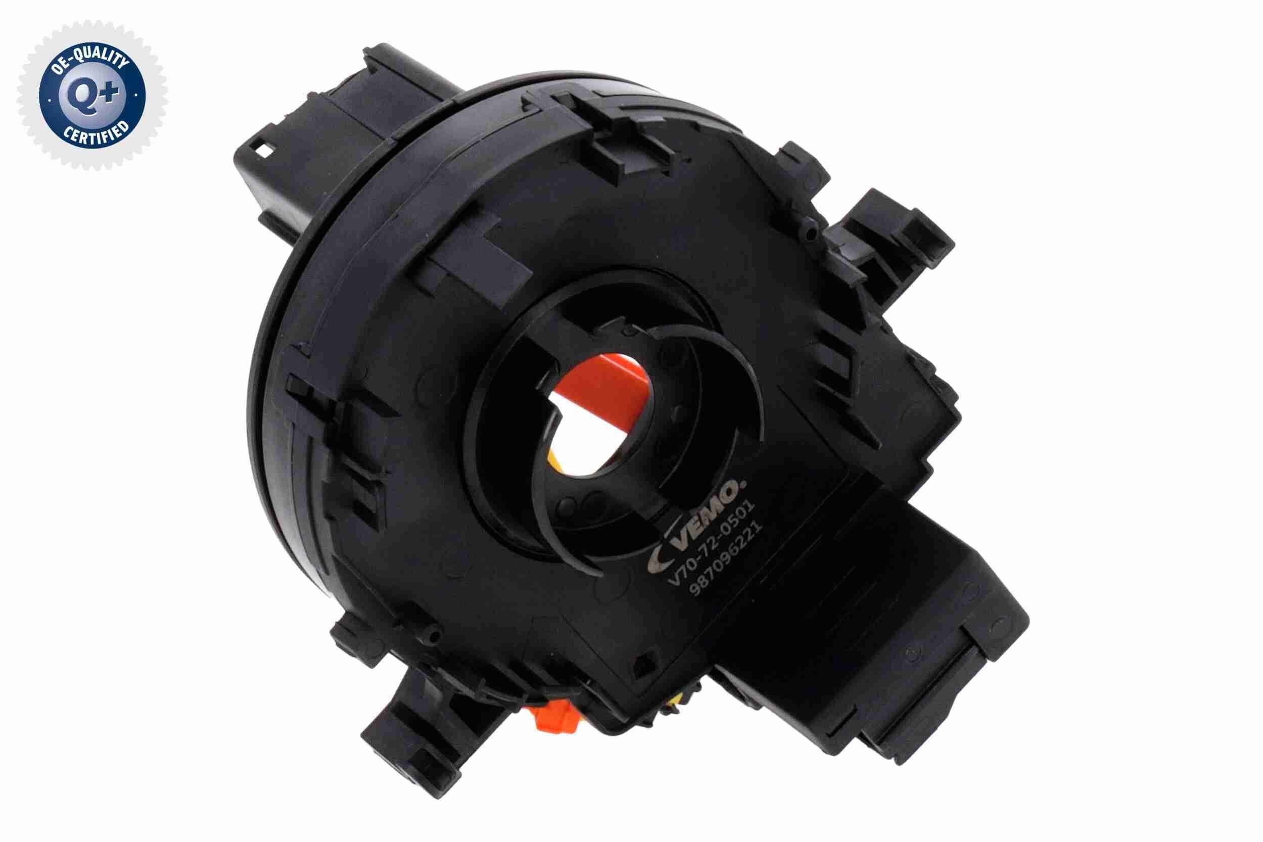 VEMO V70-72-0501 Clockspring, airbag RAV 4 2.5 (ASA38) 184 PS Petrol 2013