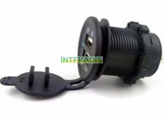 INTFRADIS Adapter, cigarettænder Varenummer: 515BL billige