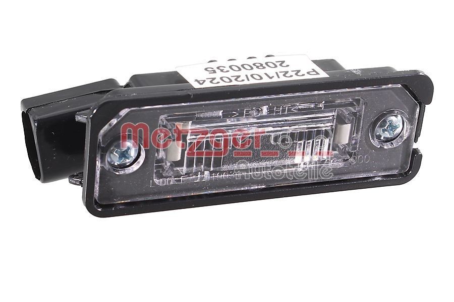 METZGER Licence Plate Light Article number: 2080035 cheaply
