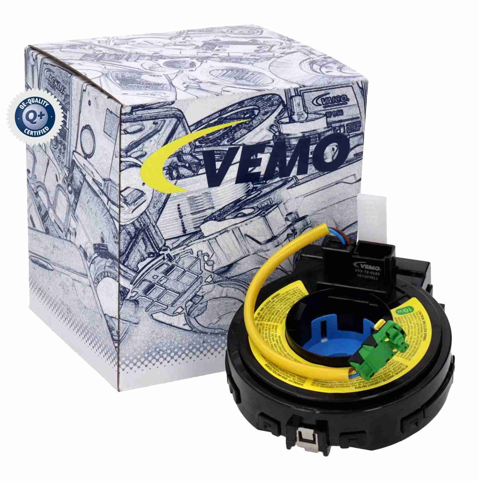 VEMO V53-72-0163 Clockspring, airbag MAGENTIS 2.0 144 PS Petrol 2011