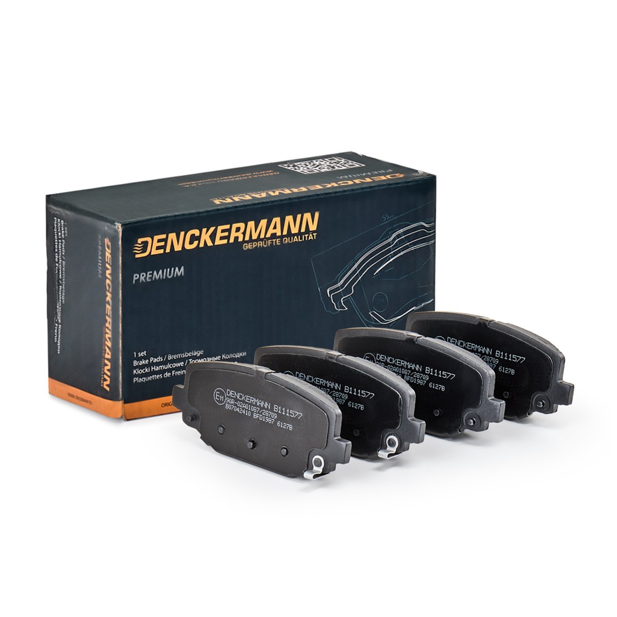 DENCKERMANN Brake pad set Article number: B111577 cheaply