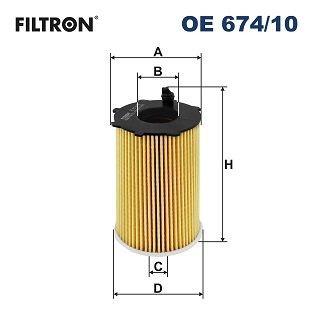 FILTRON Oil filter Article number: OE 674/10 cheaply