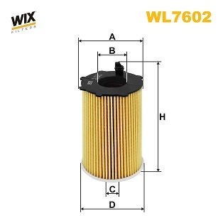 WIX FILTERS Oil filter Article number: WL7602 cheaply