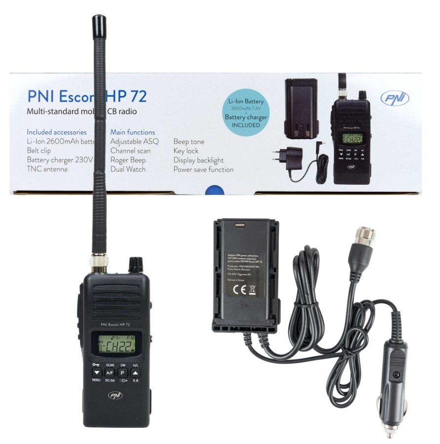 PNI CB-radio Escort HP 72 Varenummer: PNI-PACK101 billige
