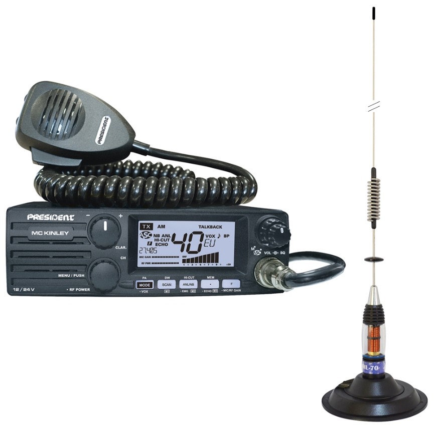 PNI CB radio President MC KINLEY, ML70 Article number: PNI-PRE-K49 cheaply