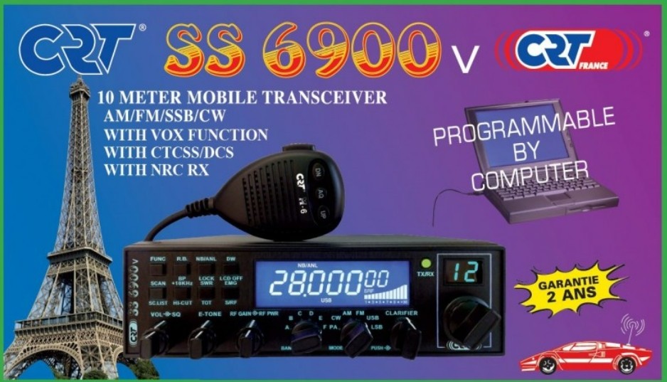 CRT CB radio SS 6900 V7 Article number: TX 000225 cheaply