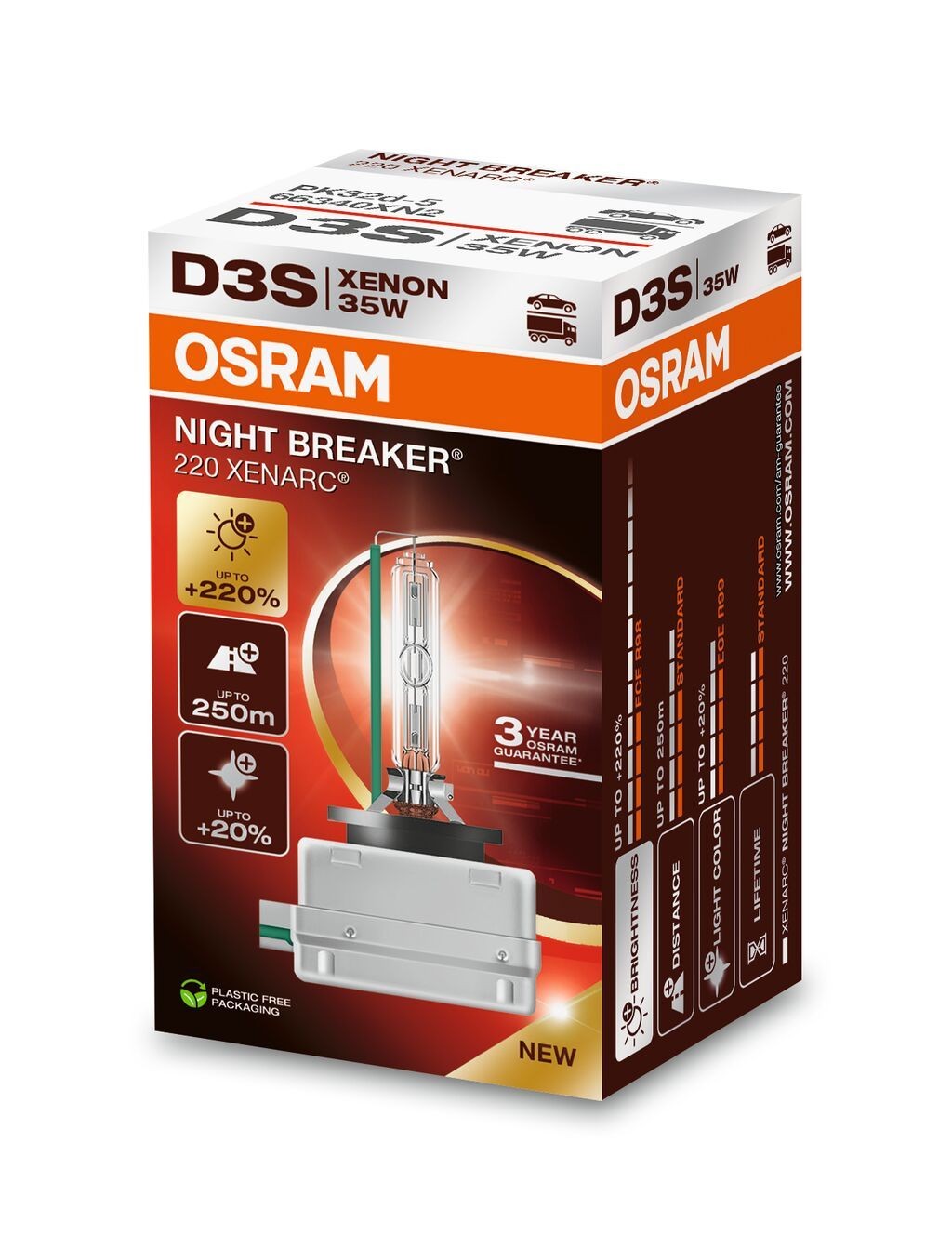 OSRAM 66340XN2 Xenon lamp MG 6 1.8 T 160 PS Petrol