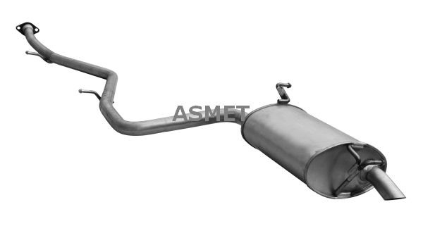 ASMET Rear silencer Article number: 20.048 cheaply