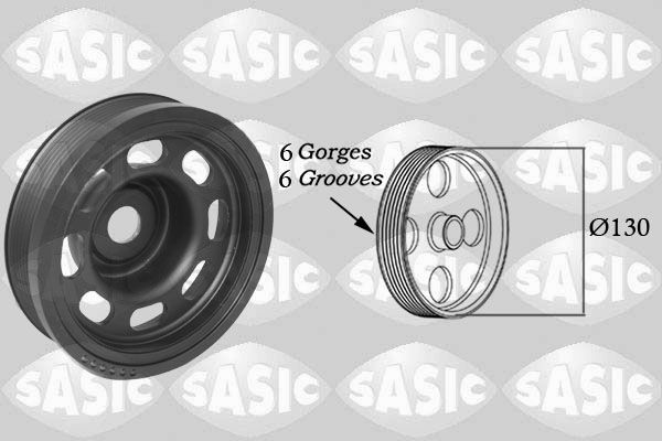 SASIC Crankshaft pulley Article number: 2150075 cheaply