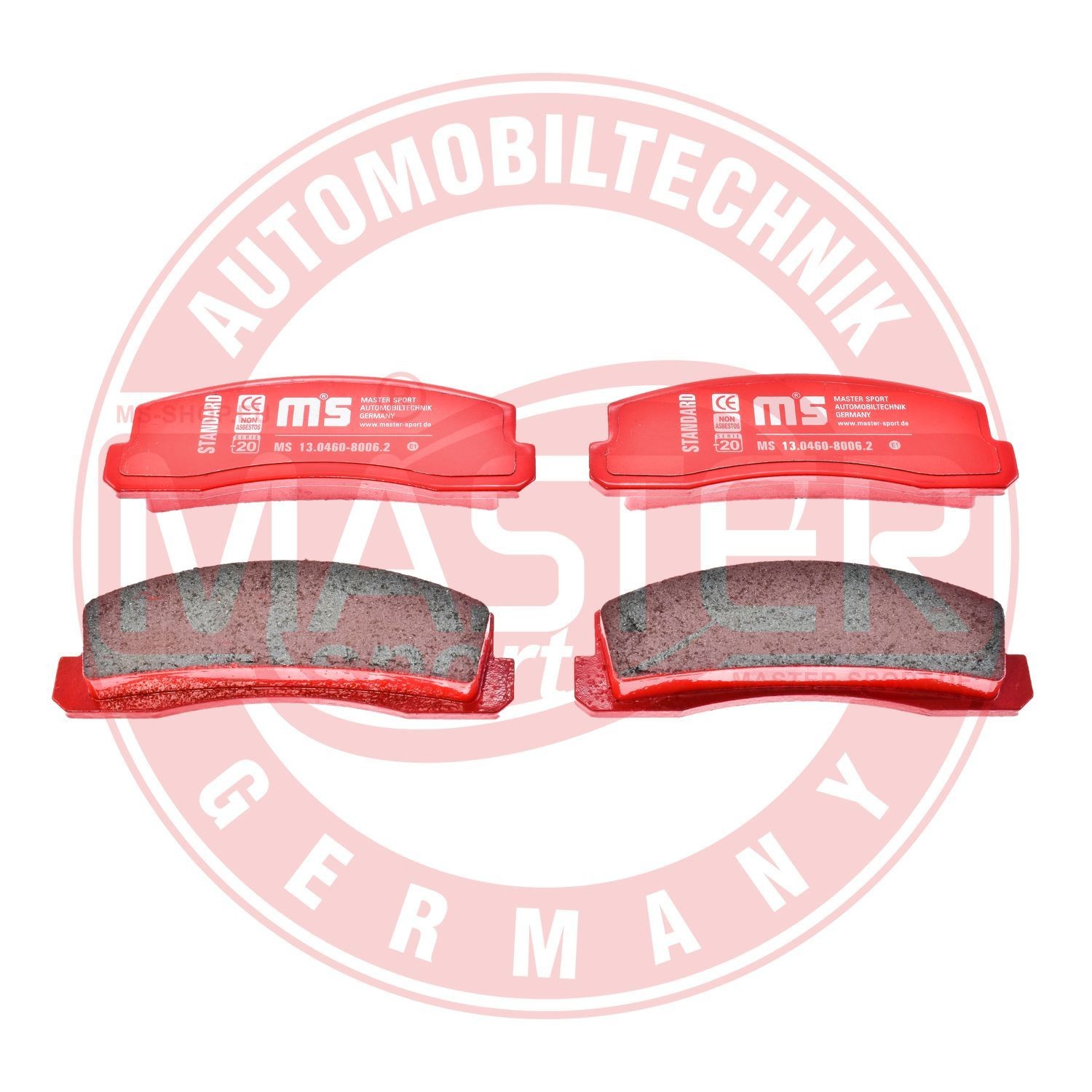 MASTER-SPORT Brake pad set Article number: 236080061 cheaply