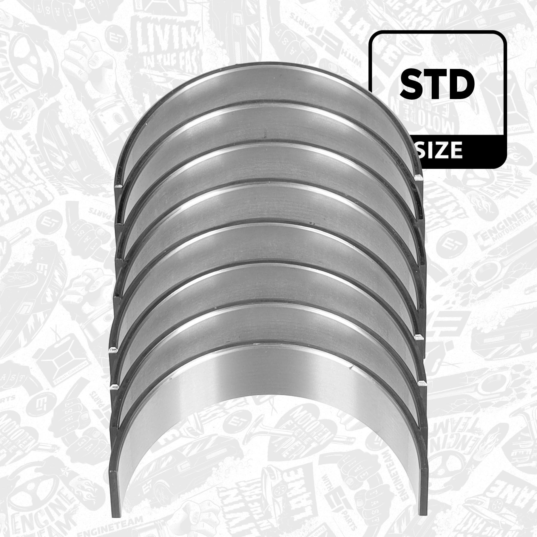 ET ENGINETEAM Conrod Bearing Set Article number: LP007800 cheaply