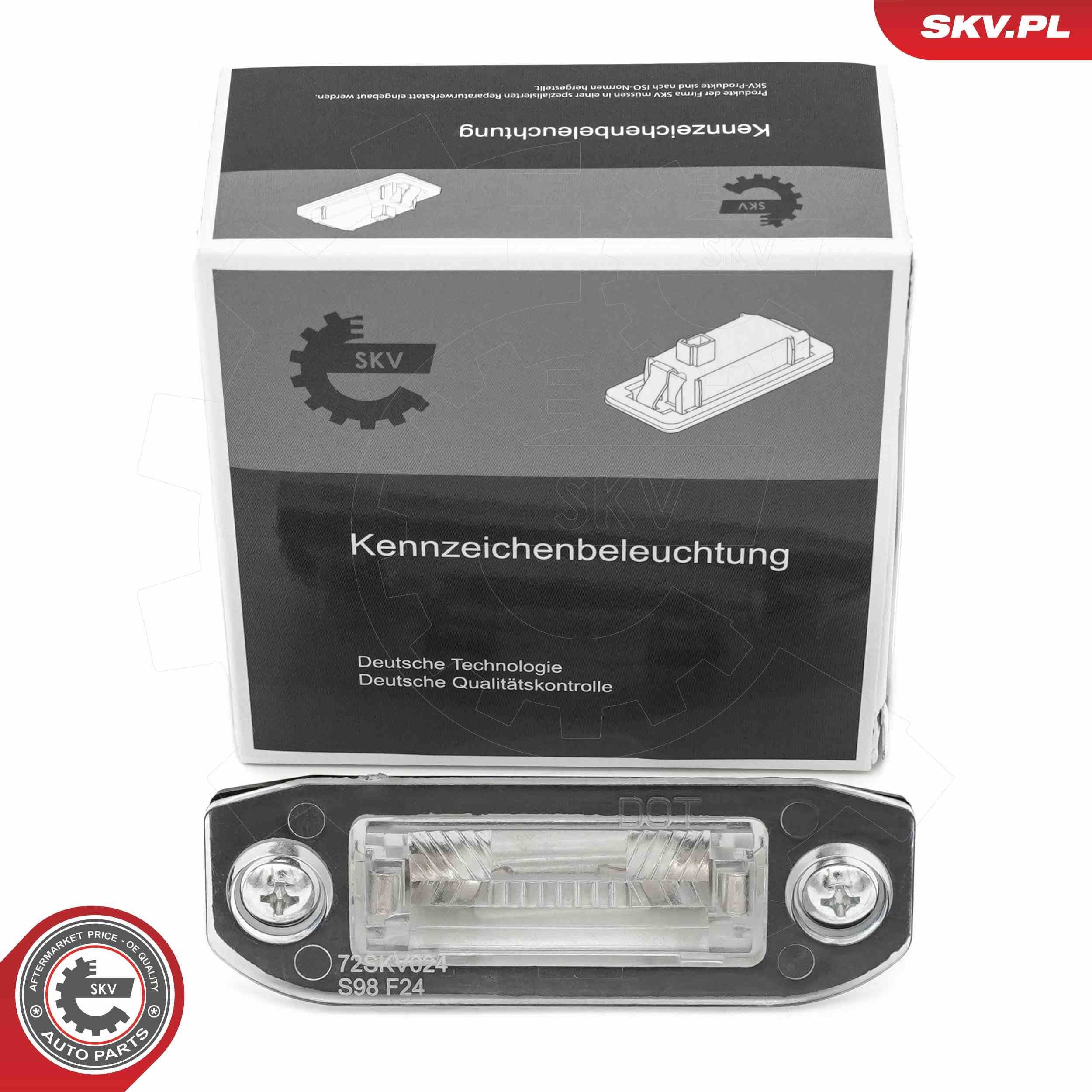 ESEN SKV Licence Plate Light Article number: 72SKV024 cheaply