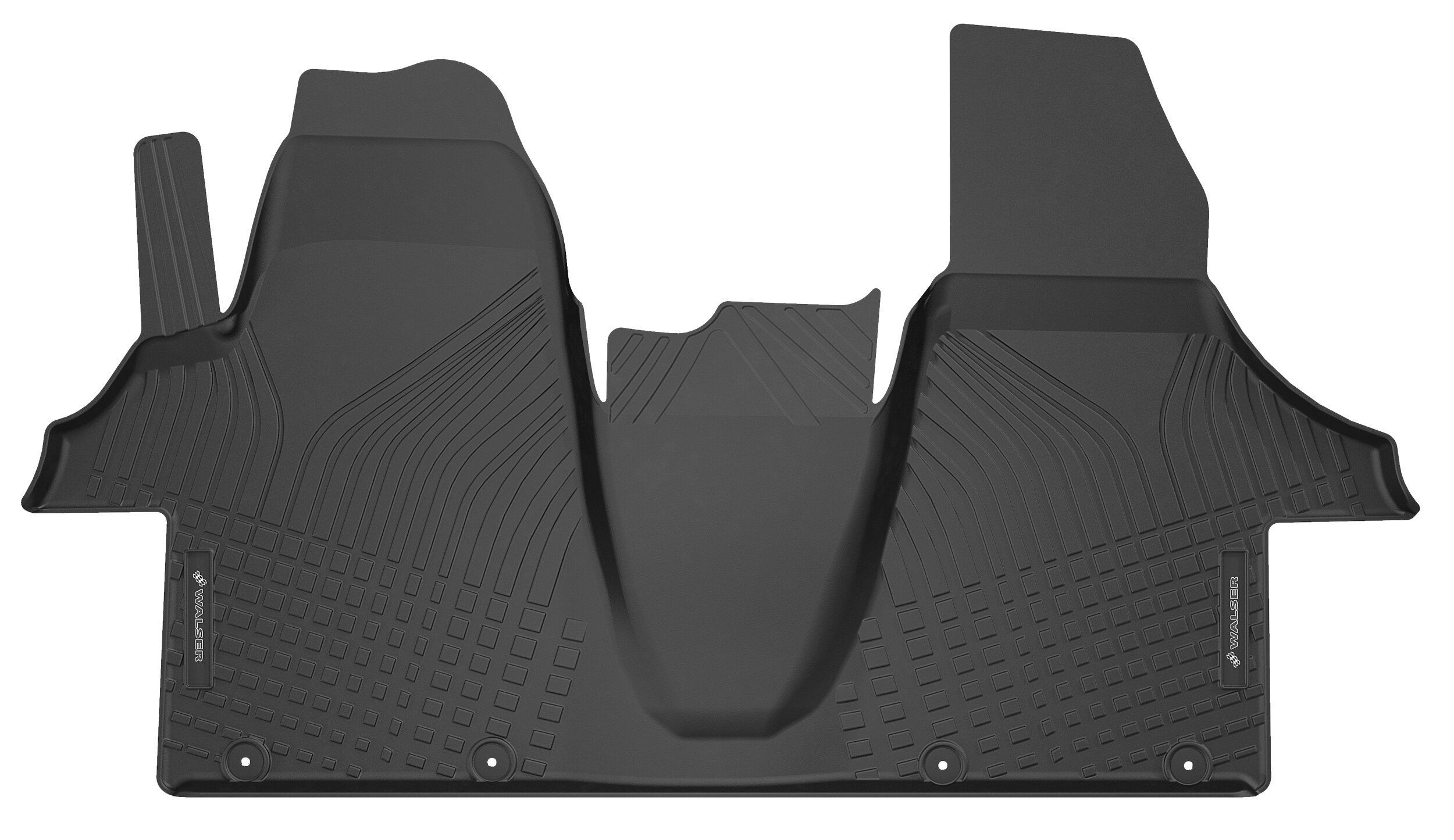 WALSER 100159 Floor mats MULTIVAN 2.0 TDI 4motion 140 PS Diesel