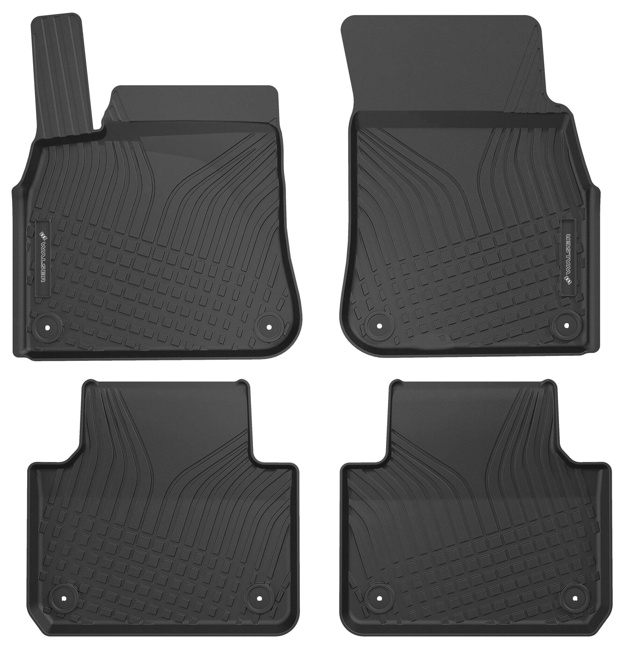WALSER 100160 Floor mats TOUAREG 4.0 V8 TDI 4motion 421 PS Diesel