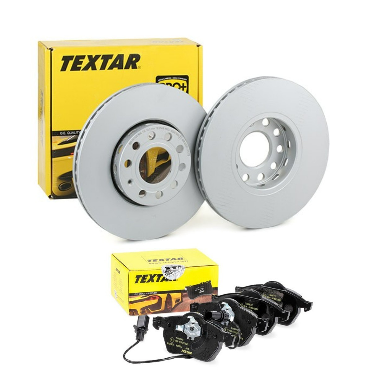 TEXTAR Brake discs and pads set Article number: TXR3405N0034 cheaply