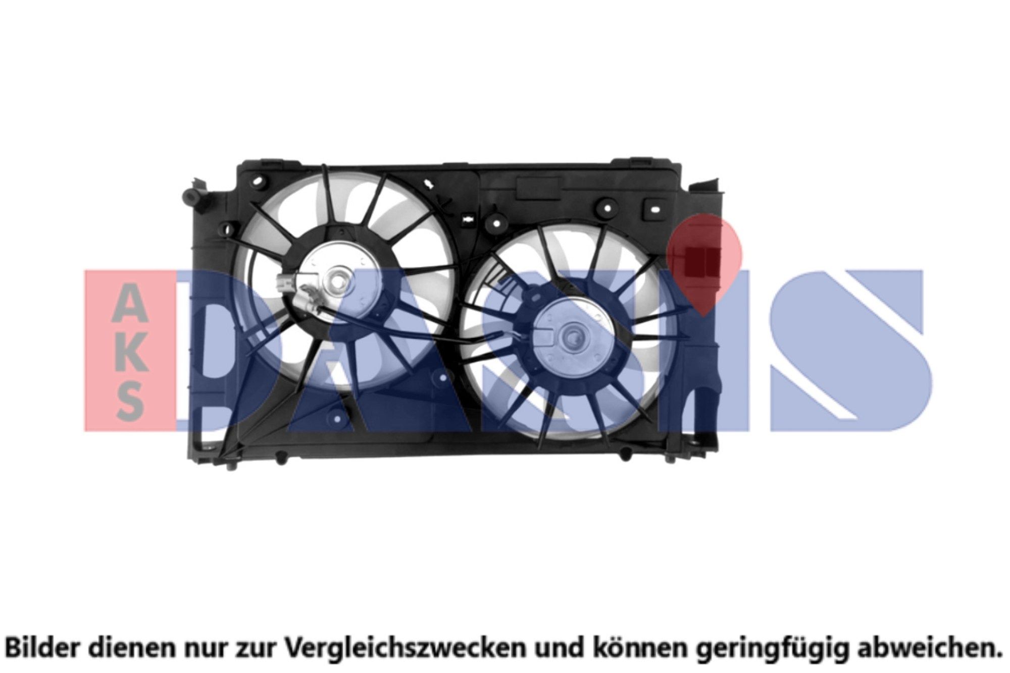 AKS DASIS Fan, radiator Article number: 218122N cheaply