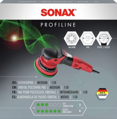 SONAX Støttetallerken, poleringsmaskine Varenummer: 04986410 billige