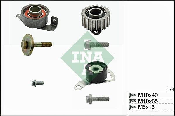 INA Pulley Set, timing belt Article number: 530 0104 09 cheaply