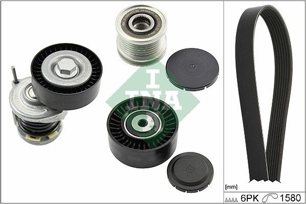 INA 530 0161 09 Pulley Set, timing belt A4 2.8 174 PS Petrol 2001