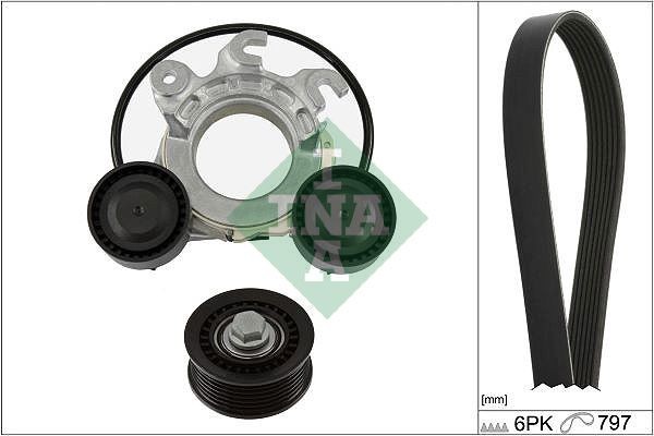 INA Tensioner Pulley, V-belt Article number: 531 0245 10 cheaply