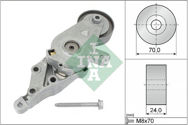 INA Deflection / Guide Pulley, v-ribbed belt Article number: 532 0445 10 cheaply