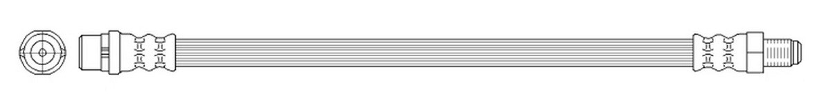 K&K Brake hose Article number: FT0125 cheaply