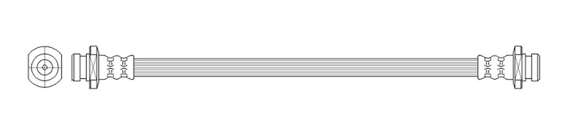 K&K Brake hose Article number: FT0492 cheaply