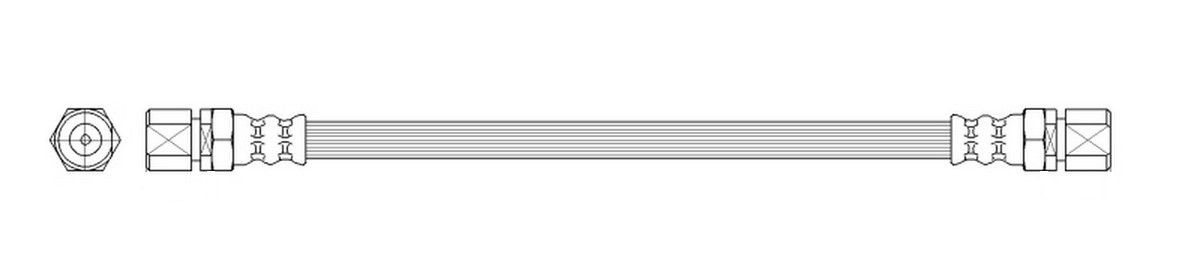 K&K Brake hose Article number: FT0612 cheaply
