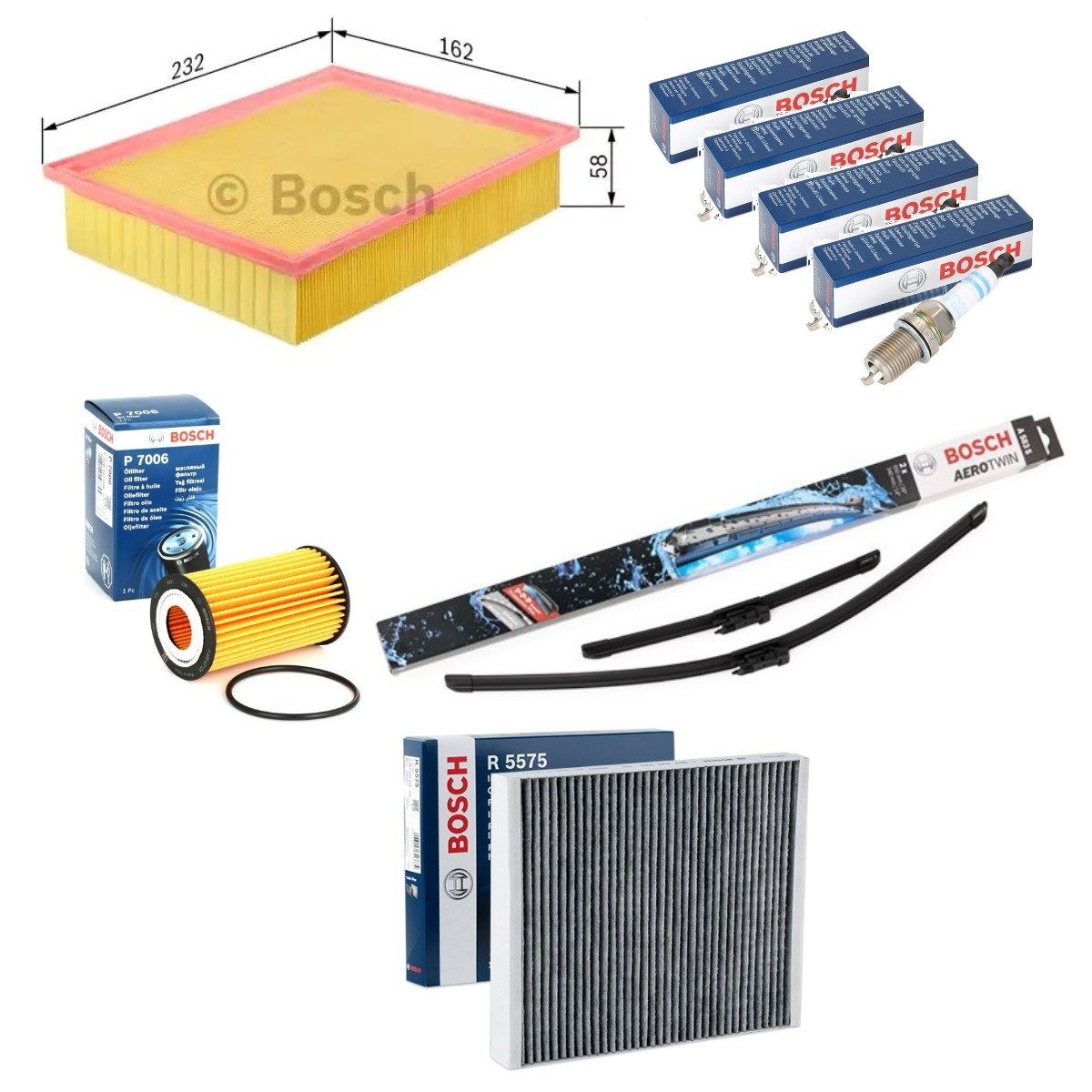 BOSCH BSH4682SK042 Osade komplekt, inspektsioon MOKKA / MOKKA X 1.4 140 HP Bensiin