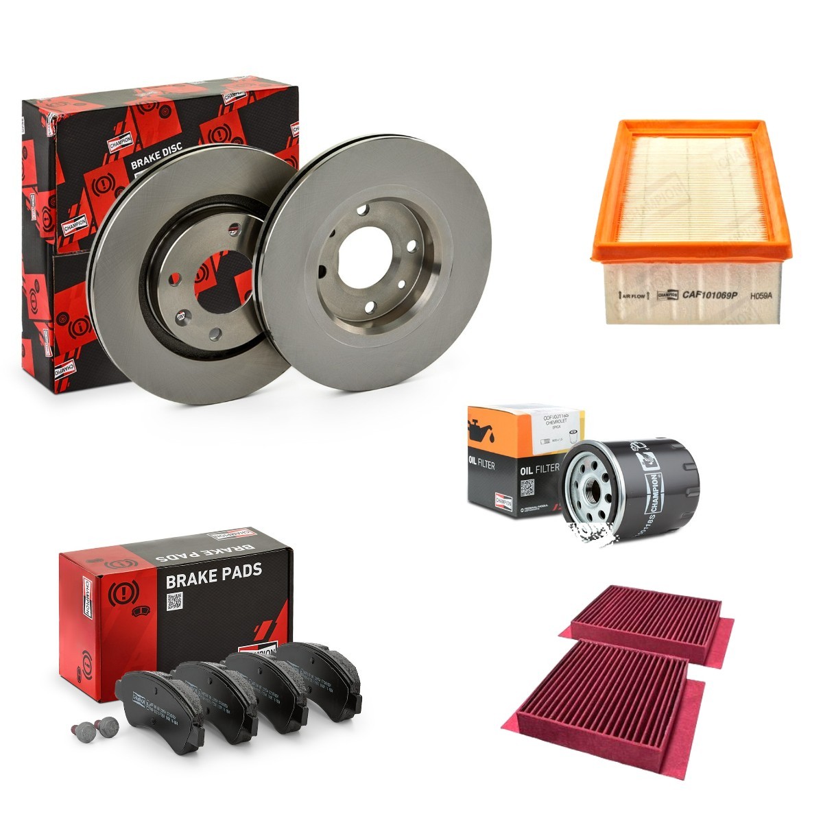 CHAMPION CMP4682SK007 Osade komplekt, inspektsioon C3 1.0 VTi 68 HP Bensiin