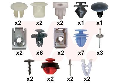 VAN WEZEL Mounting Kit, mud guard Article number: 0984796 cheaply