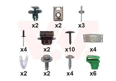VAN WEZEL Mounting Kit, bumper Article number: 4043793 cheaply