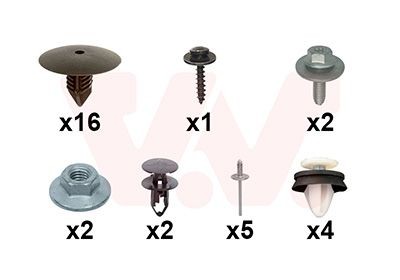 VAN WEZEL Mounting Kit, mud guard Article number: 4414796 cheaply