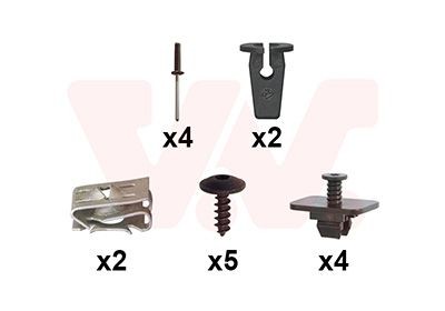 VAN WEZEL 5751793 Montaažikomplekt, Põrkeraud T-ROC 1.0 TSI 115 HP Bensiin