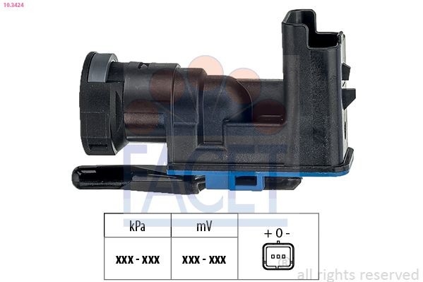 FACET Pressure Sensor, brake booster Article number: 10.3424 cheaply
