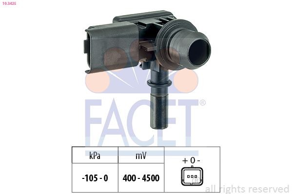 FACET Pressure Sensor, brake booster Article number: 10.3425 cheaply