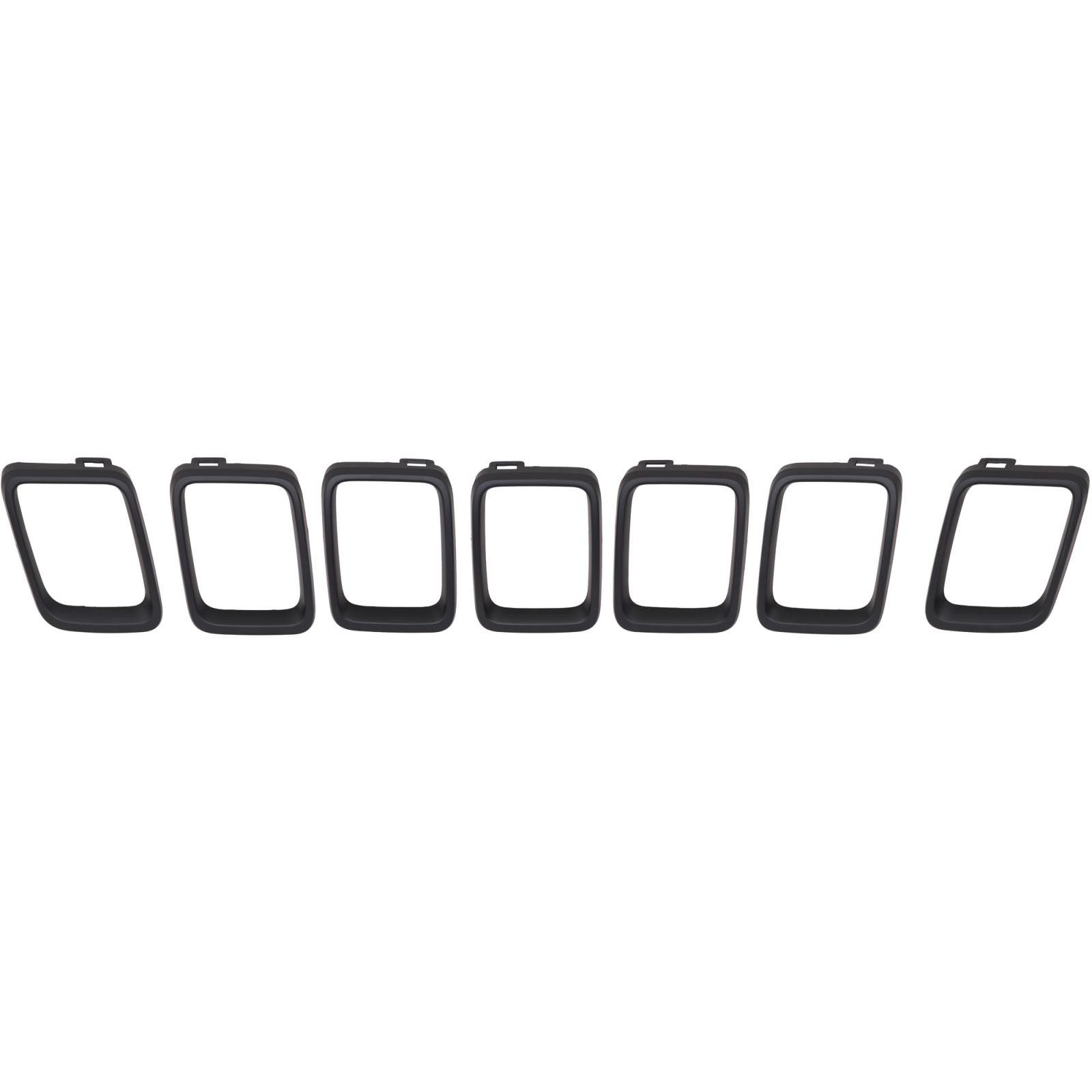 DIEDERICHS 2680141 Trim / Protective Strip, radiator grille COMPASS 1.3 HYBRID 4X4 190 PS Petrol/Electric